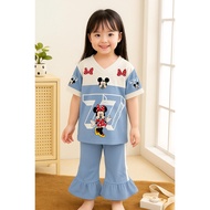 COD / GIRLS' CUBRAI SET WITH 77 COLOR DENIM MOTIF AGES 2 YEARS - 12 YEARS