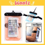 (WTR7) Universal Smartphone ArmBelt Waterproof Bag IPX8 Waterproof Phone Case