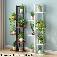 Flower Stand Metal Rack multi-layer Wooden Plant Rack Iron art Plant Pot Stand Green Plants Flower Shelf
