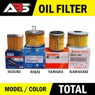 MOTORCYCLE ENGINE ELEMENT OIL FILTER FOR KAWASAKI / SUZUKI / BAJAJ / YAMAHA
