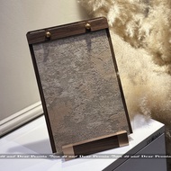 Wood grain frame with A5 stand