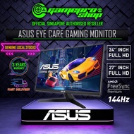 ASUS Monitor VY249HGE / VY279HGE Eye Care Gaming Monitor / FULL HD / IPS Panel / 144Hz / Blue Light Filter / FreeSync