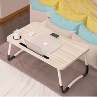 โต๊ะวางคอมพิวเตอร์ โต๊ะพับอเนกประสงค์ โต๊ะญี่ปุ่น โต๊ะนั่งกับพื้น โต๊ะเขียนหนังสือ แบบมีที่วางแก้ว