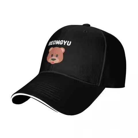 TXT Beomgyu Bear Baseball Cap Male hat winter hats for men Anime Golf Cap Trucker Hats For Men Women