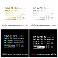 Marin Bicycle Frame Stickers Bike Declas Cycling Stickers Reflective Decals Marin Decorative Frame Decals Bike Frame Sticker