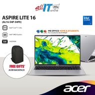 Acer Aspire Lite 16 AL16-54P-54PX 16" WUXGA Laptop (Intel® Core™ 5 120u | 16GB | 512GB SSD | Intel® 