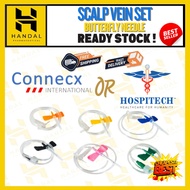 Scalp Vein Set Butterfly Needle For Rapid Venous Access, 19G, 21G, 22G, 23G, 25G, 27G