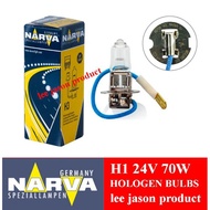 ORIGINAL NARVA BULBS 24V H1 H3 70W , 100W ( 48702,41750,48700,48751 )