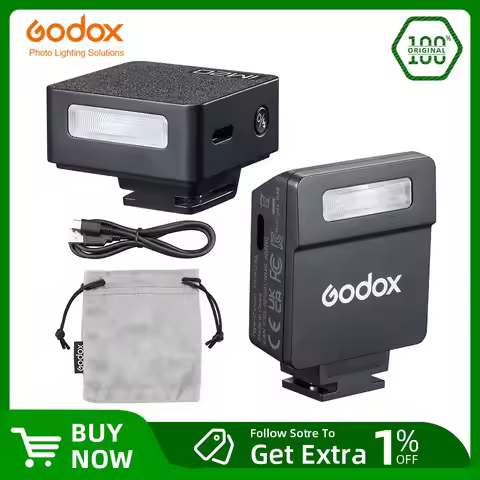 Godox IM20 IM22 Mini Flash Manual Flash for Various Camera Models 5 Output Levels of Power Universal