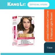 Loreal Excellence Creme 5 Natural Light Brown 1 box
