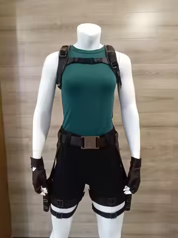 Lara Croft Tomb Raider Prime Video 2025 Cosplay Costume Sophie Turner
