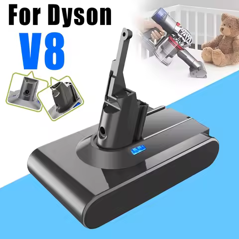 Replacement Battry For Dyson 4000mAh/5000mAh V8 21.6 Volts Lithium battry Vacuum Cleaner Battery Rec