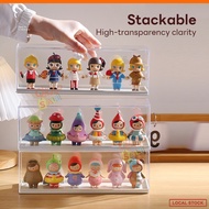 Stackable Popmart Display Box Display Cabinet Transparent Box Blind Box Storage Dustproof Acrylic Doll Display Rack