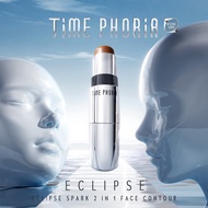 TIMEPHORIA Eclipse Spark 2 in 1 Face Contour Highlighter Cream To Powder Silky Texture Longlasting