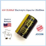 63V 15000uF 15,000uF Electrolytic Capacitor Kapasitor Elco 35x50mm JCCON