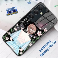 Softcase Glass Kaca SAMSUNG M15 (5G) - Case Handphone SAMSUNG M15 (5G) [T05]