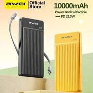 in stock Awei P88K 22.5W Power Bank 10000mAh Super Fast Charge Powerbank Built-in Dual Fast Charging