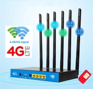 4G Router 1200Mbps Dual band 2.4G+5G เราเตอร์ ใส่ซิม ปล่อย Wifi รองรับ 3G,4G ทุกเคริอข่าย