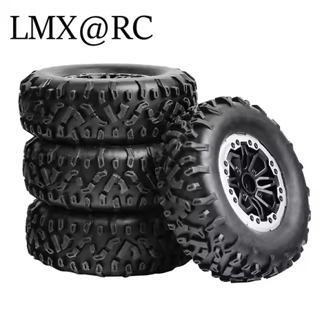 4pcs 64mm Soft Tire Wheel for MN D90 MN98 MN99S WPL C14 C24 C34 B14 B24 LDRC P06 LD1297 LD1299 RC Ca