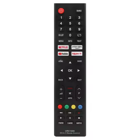 Universal URC-1699 Remote Control for Samsung, Sony, Philips, Sharp, Panasonic, Toshiba,Hisense, Sky