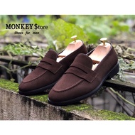 TEWAEW Giày tây nam giày công sở Da lộn loafer - Mã MK05 ( Ảnh và video độc quyền - Bảo hành 12 thán