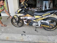 Decals Sticker Motorcycle Decals for Yamaha Sniper 150 with decals for Mags Yellow