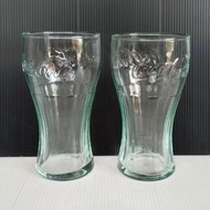 Coke Contour Glass Embossed Size 14 Ounces