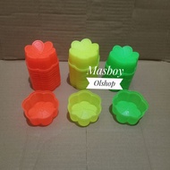 12 Pcs Food Grade Jasmine Chocolate Putu Ayu Pudding Cake Molds