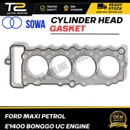 T2 SOWA CYLINDER HEAD GASKET FORD MAXI PETROL E1400 BONGGO UC ENGINE CARBON 8569-10-271