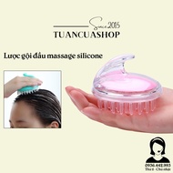 Soft silicone shampoo brush for scalp massage, dandruff treatment and hair care - Super soft shampoo