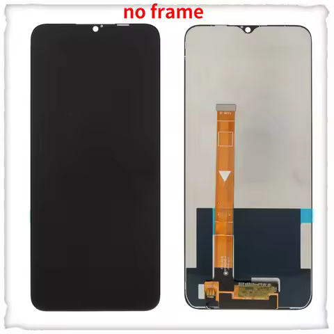 For Realme C12 RMX2189 C11 c15 LCD Display Touch Digitizer Screen Sensor Frame Assembly Replacement