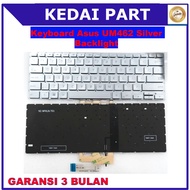 Asus Zenbook Flip 14 UM462 UX462FA UX462F Silver Backligh Keyboard