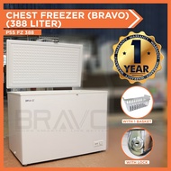 BRAVO Chest Freezer Top Opening 388 Liter Peti Sejuk Beku