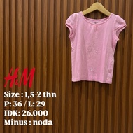 H*m kids t-shirt size 1.5-2 years