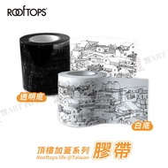 R ROOFTOPS Roof Floor Cover Taiwan Cultural Creative Illustration Printing Tape 5.8cm Wide Packing S