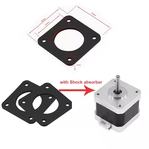 Higher Precision Nema17 Stepper Motor 17HS4401 17HS4401S- 0.9° 28N.cm 1.3A 4-lead For CNC Laser Engr