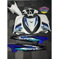 🇻🇳 COVERSET LC135 V2 V3 EXCITER RC PUTIH BIRU YAMAHA LC135 COVERSET SIAP TANAM STRIPE TANAM EXCITER 