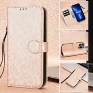 Flip Cover for Google Pixel 8 Pro 7 7a 6 6a 5 5a 4a 5G Hexagon Leather Case Wallet With Card Slots Holder Soft TPU Bumper Shell Stand Pixel8 Pixel7 Pixel6 Pixel5 Mobile Phone Casing