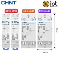 Single-phase 220V Contactor Chint NCH8 25A 40A 63A Genuine CHINT Contactor