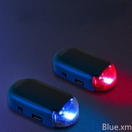 STOCK Universal Car Solar Power Simulated Dummy Alarm Warning Car Anti-Theft Caution Flashing LEDLig