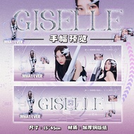 Giselle giselle Slogan Support Concert Handheld Small Banner Style aespa Merchandise Poster Double S