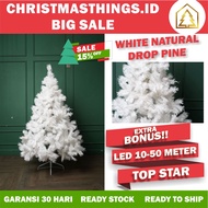 Christmas TREE 6FT 180cm 1.8 Meters Plain Snow Quality CHRISTMAS TREE