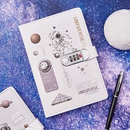 Notebook Space Planet Password Notebook Creative Notebook Children's Password Diary Tianzige Checker