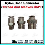 Nylon Hose Connector / Air Hose Connector / Tubing Hose Connector / Fitting / 1/8"，1/4"，3/8"，1/2" /S