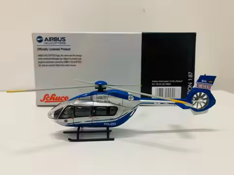 Schuco Airbus Helicopter H145 Polizei 1:87 Scale Die-Cast Model New in Original Box