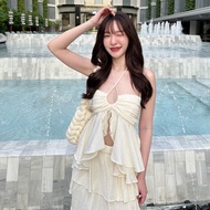 TheBlancPale : Marina top เสื้อไปทะเล เสื้อสวย Freesize อก 30-38 นะค้า