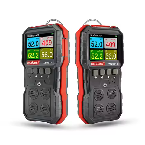 Fine Division WT8811 4 In One Gas Detector Composite Toxic Smoke Alarm