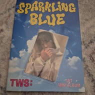 TWS Sparkling blue Album Unsealed with Dohoon Photocard