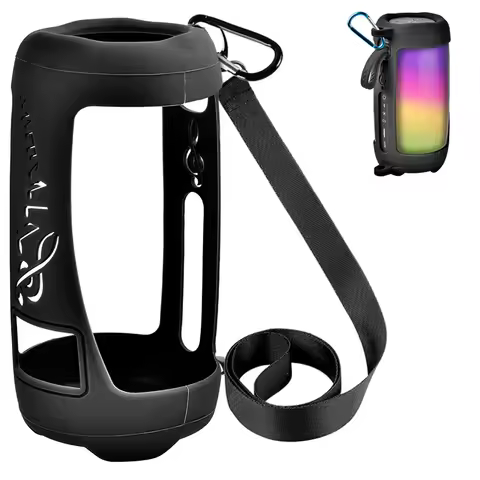 ZOPRORE Silicone Case Cover for JBL Pulse 5 Bluetooth Speaker, Travel Carrying Protective with Shoul