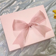 LdgBowknot Gift Box Christmas New Year Gift Box Solid Color Gift Box Box Internet CelebrityinsBusiness Style O9RK